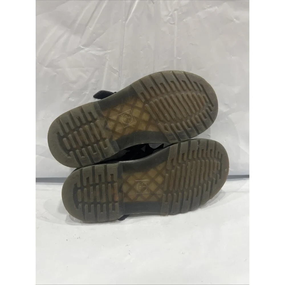 Dr. Martens Maccy II Flats Girls US 1 Black Patent Leather Mary Jane EBS1799